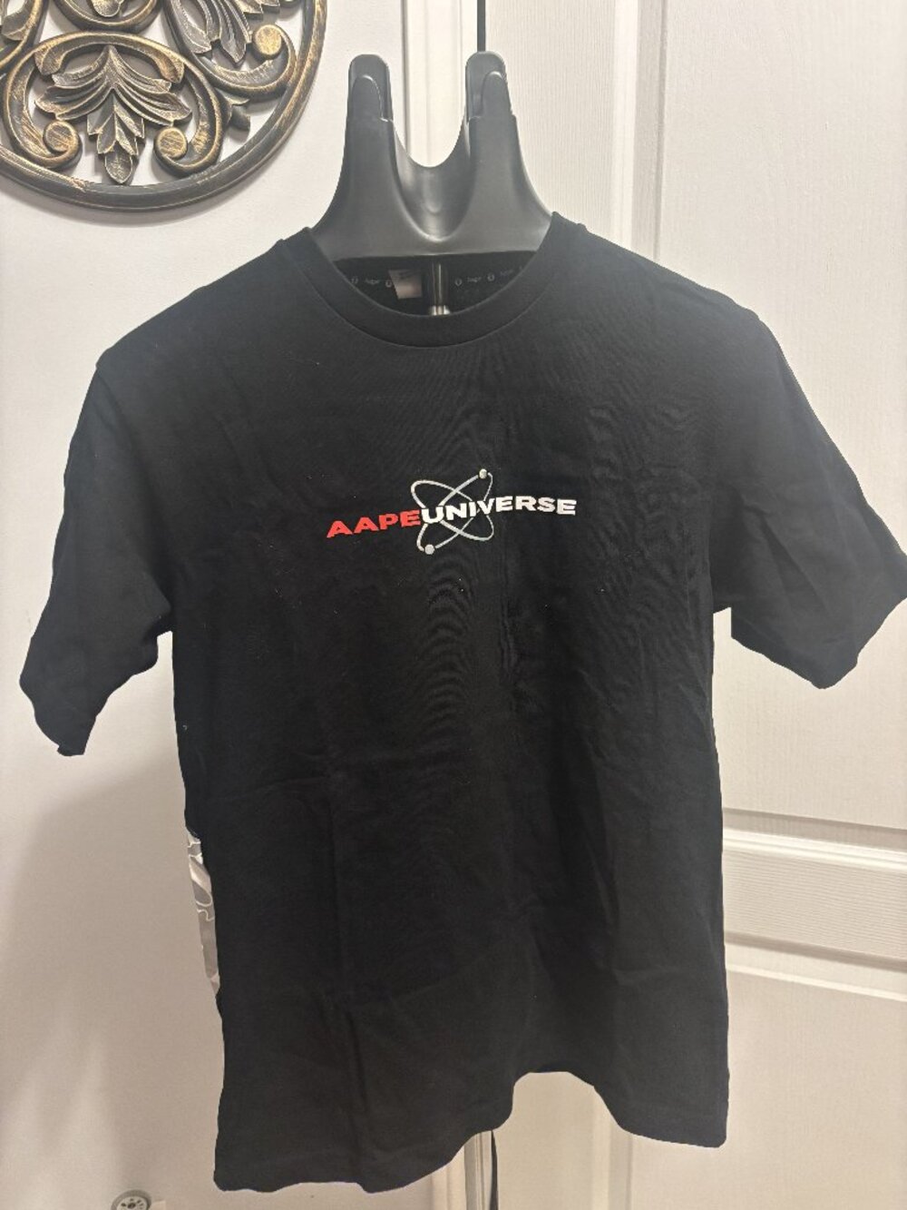 AAPE by A Bathing Ape “Universe” Tee, Black, Size M